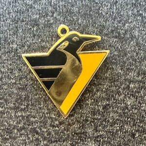 Pittsburgh Penguins - Gold and Black vintage Penguin Pendant